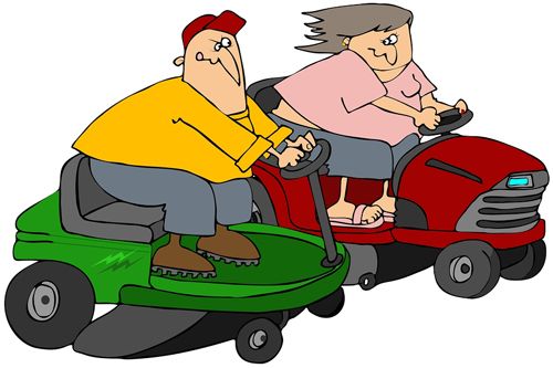 lawnmower-race